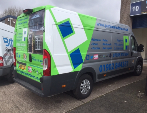 Vehicle Branding – Perton Windows