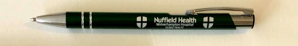 Nuffield promotional pens