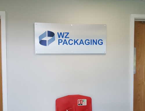 WZ Packaging Reception Sign